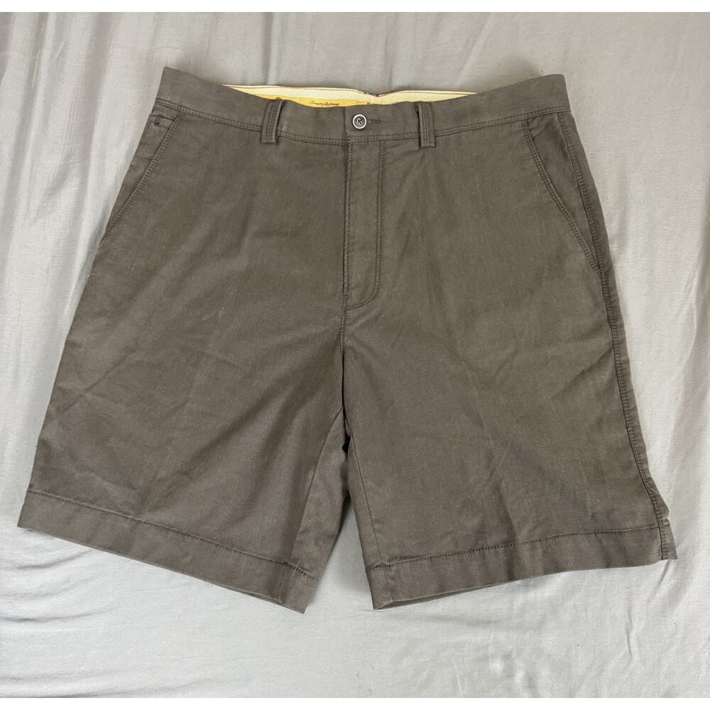 Tommy Bahama Ashore Thing Shorts Men’s 35 (36) Bean Brown Stretch Chino 9.5” NWT